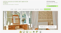 Desktop Screenshot of littlehayesguesthouse.co.uk